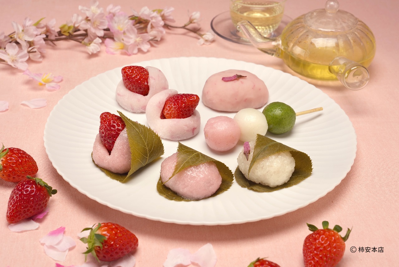 口福堂の&ldquo;いちごと桜の春まつり&rdquo;イメージ"