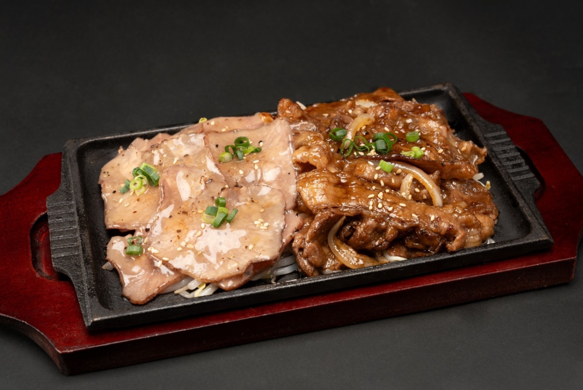 鉄板 牛タン・牛カルビ